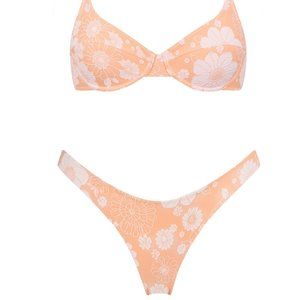 Triangl Lina Peach Bikini set